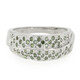 Anillo en plata con Diamante Bosque Verde