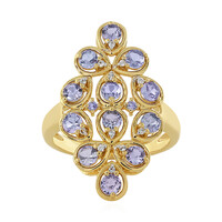 Anillo en plata con Tanzanita