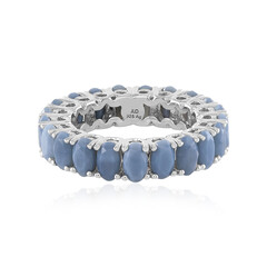 Anillo en plata con Ópalo azul