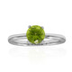 Anillo en plata con Peridoto de Birmania