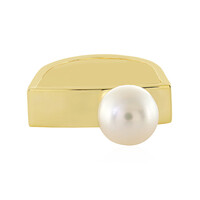Anillo en plata con Perla blanca Freshwater