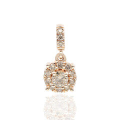 Colgante en oro con Diamante rosa de Francia de Argyle SI1