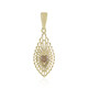 Colgante en oro con Diamante champán I2 (Ornaments by de Melo)