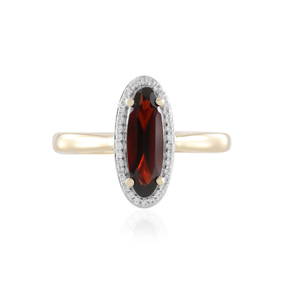 Anillo en oro con Granate de Mozambique (SUHANA)