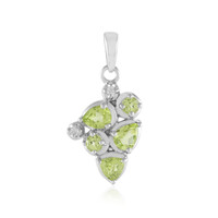Colgante en plata con Peridoto