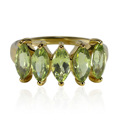 Anillo en plata con Peridoto