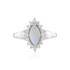 Anillo en plata con Ópalo de Australia