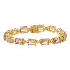 Brazalete en plata con Ametrino