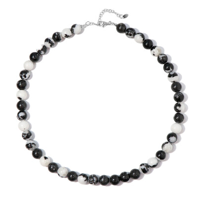 Collar en plata con Dolomita búfalo blanco