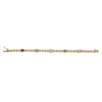 Brazalete en plata con Citrino