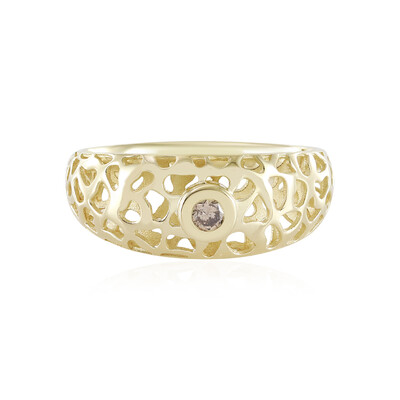 Anillo en oro con Diamante champán I2 (Ornaments by de Melo)