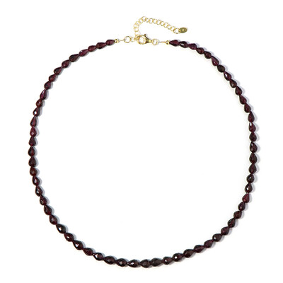 Collar en plata con Rodolita de Rajastán