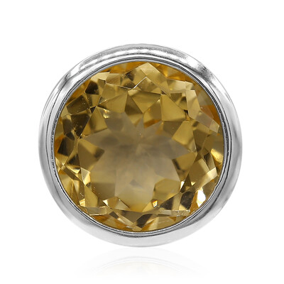 Colgante en plata con Citrino (MONOSONO COLLECTION)