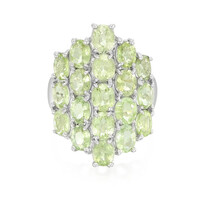 Anillo en plata con Turmalina Paraíba