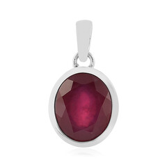Colgante en plata con Rubí de Madagascar