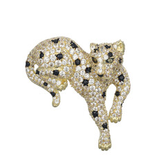 Broche en plata con Peridoto (Adela Silber)