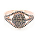 Anillo en plata con Diamante fantasía