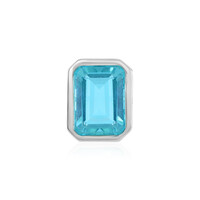 Colgante en plata con Topacio color Paraiba