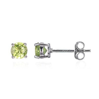 Pendientes en plata con Peridoto
