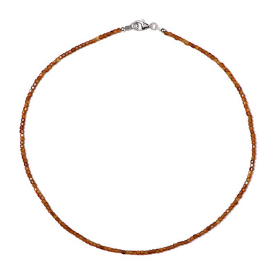 Collar en plata con Granate Hesonita