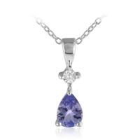 Collar en plata con Tanzanita