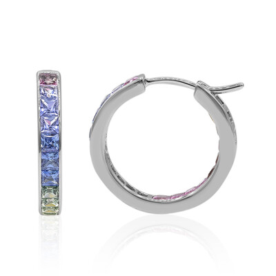 Pendientes en oro con Zafiro azul (Estée Collection)