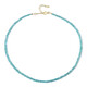Collar en plata con Apatita azul