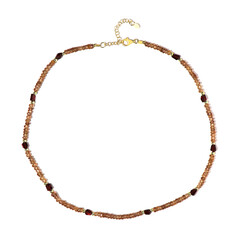 Collar en plata con Zircón cognac (Riya)