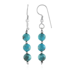 Pendientes en plata con Turquesa