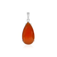 Colgante en plata con Ónix rojo