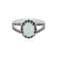 Anillo en plata con Aguamarina