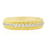 Anillo en plata con Topacio blanco