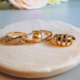 Anillo en oro con Perla Freshwater dorada (CIRARI)