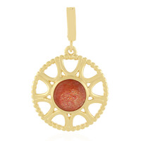 Colgante en plata con Piedra del sol