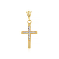 Colgante en plata con Diamante I2 (I)