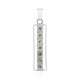 Colgante en plata con Zafiro verde de Tulear (Pallanova)