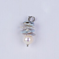 Colgante en plata con Perla Freshwater