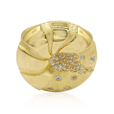 Anillo en plata con Topacio blanco (MONOSONO COLLECTION)