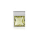 Colgante en plata con Quarzo limón (MONOSONO COLLECTION)