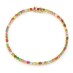 Brazalete en oro con Turmalina (Adela Gold)