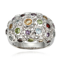 Anillo en plata con Citrino (Adela Silber)