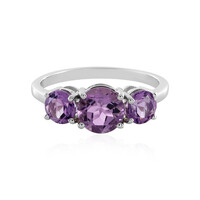 Anillo en plata con Cuarzo azur
