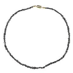 Collar en plata con Diamante negro (Adela Silber)