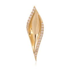 Colgante en oro con Zircón (de Melo)