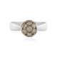 Anillo en oro con Diamante champán I2 (de Melo)