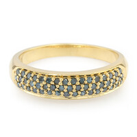 Anillo en plata con Diamante fantasía