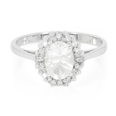 Anillo en plata con Petalita