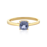 Anillo en oro con Tanzanita sin calentar