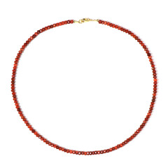 Collar en plata con Jaspe rojo