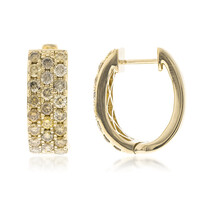 Pendientes en oro con Diamante fancy SI2 (CIRARI)